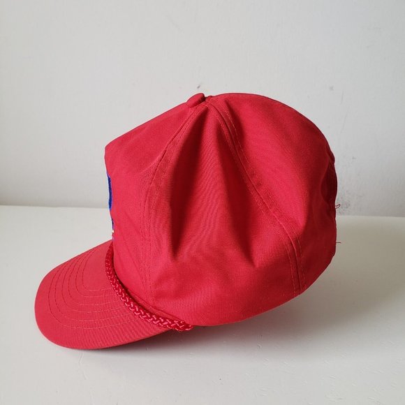 VINTAGE Akzo Sikkens Hat Cap Snap Back Red Rope Chemicals Auto Paint Preowned - Picture 4 of 11